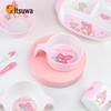 Детский набор посуды Sanrio My Melody: Милые тарелки, миски, ложки и чашки для кормления малыша.