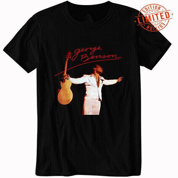 George Benson T-shirt Tee men All Size S-5XL Black Cotton Unisex T-Shirt