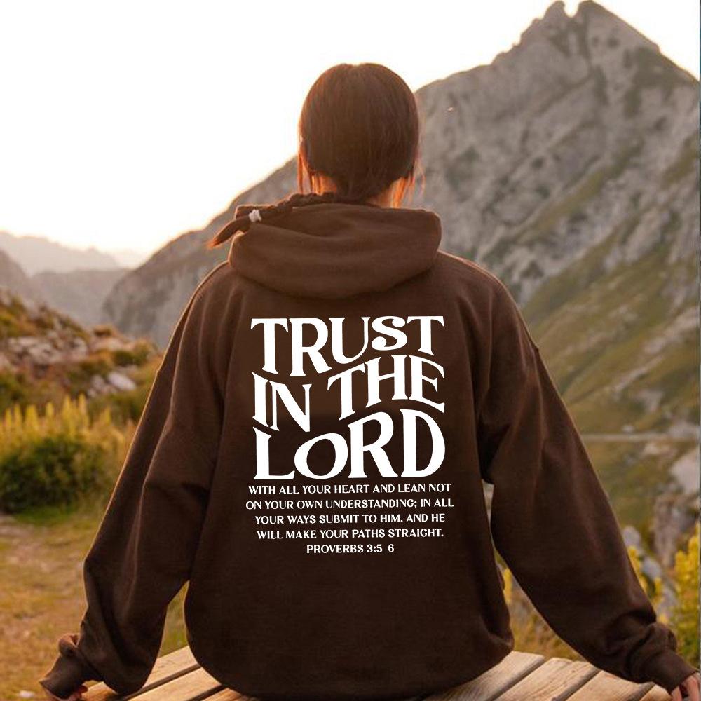 Новая серия товаров с надписью TRUST Printed для мужчин и женщин, модная толстовка с капюшоном