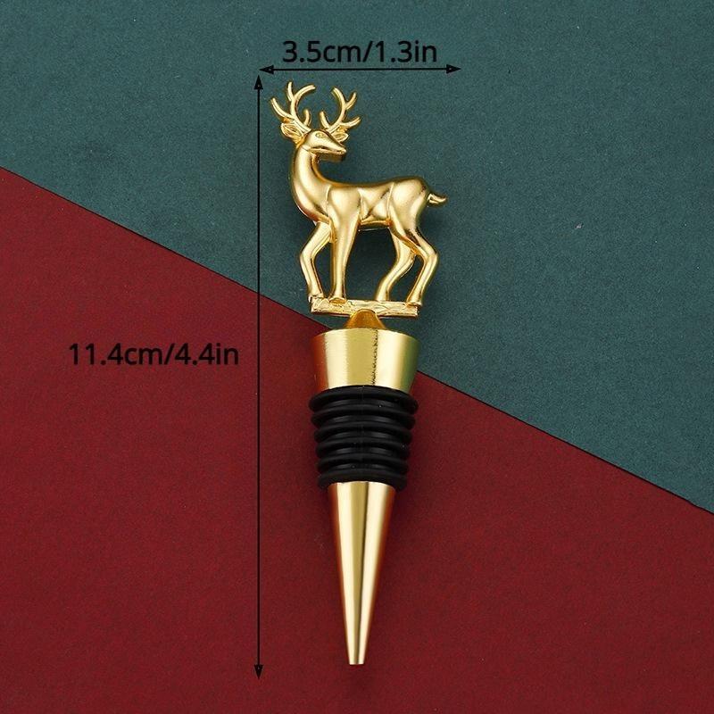 1 шт. Пробка для бутылки красного вина Fawn, креативная художественная пробка для бутылки, сувениры для праздничной вечеринки