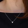 [Серебро 925 пробы] Колье Moissanite Pluie