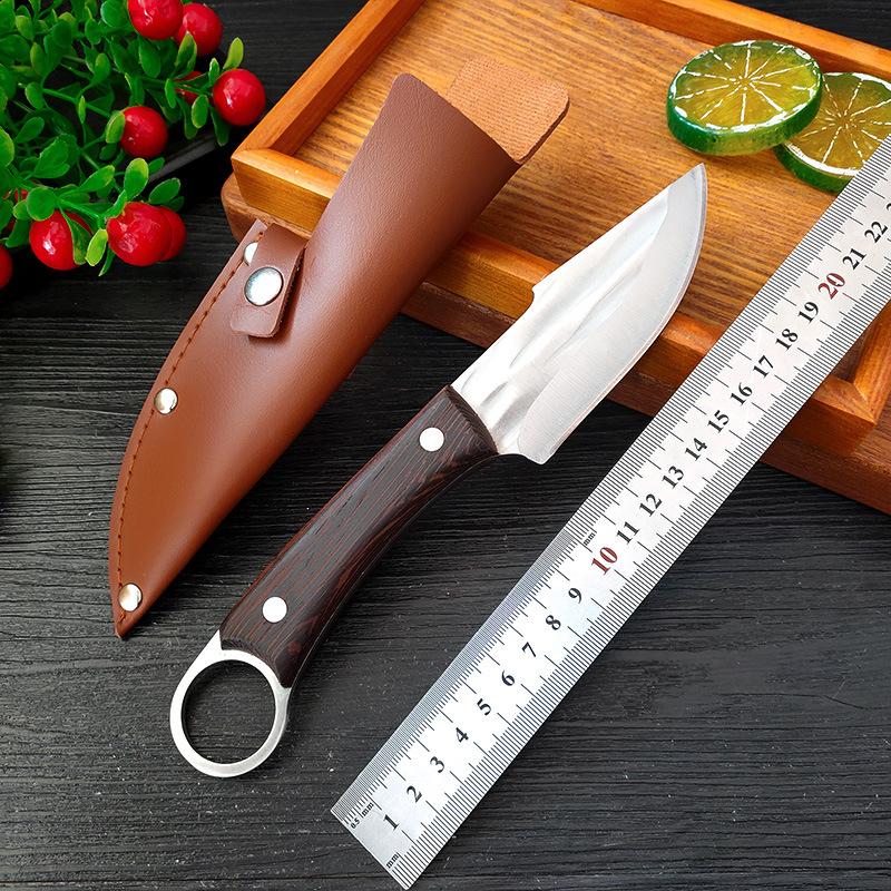 Forged Steel Boning Knife Kitchen Cutting Meat Outdoors Barbecue Fishing Universal Knife Cooking Tool