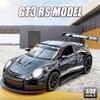 1:32 Gt3Rs Мини-модель спортивного автомобиля Игрушки Сплав Литье под давлением 911 Суперкары 4 открывающиеся двери Звук Свет Оттяжка Резиновые шины Подарки для детей
