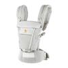 Ergobaby ADAPT SoftFlex Baby Pearl for Babies 0 Months and Breathable Mesh CREGBCASFMGRY Carrier, Gray, Up, Material,