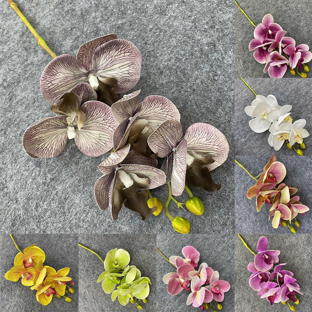Детали дизайна искусственных орхидей-бабочек