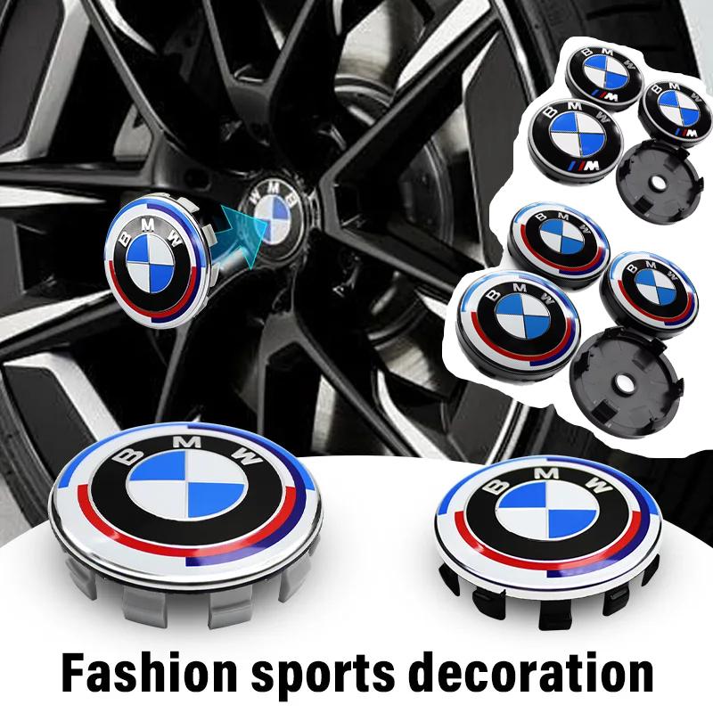 NAZF2 BMW E90 E87 F30 E60 F01 F02 G20 G30 F22 X1 X3 X4 X5 X6 68/56mm 4Pcs Wheel Center Cover Wheel Hub Center Integrated Cover Badge