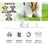 No Pull Dog Harness Vest Small Dogs Adjustable Pet Walking Lead Set