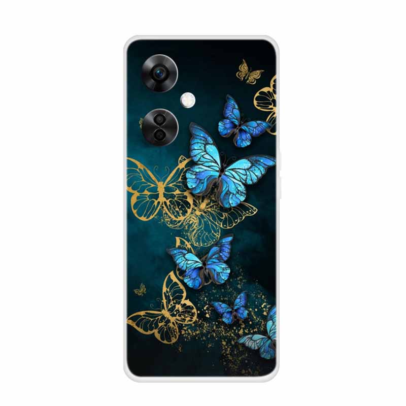 For OnePlus Nord CE 3 Lite 5G Cases Wolf Clear Soft TPU Silicone Phone Cover For One Plus Nord CE 3 5G Case Transparent Etui