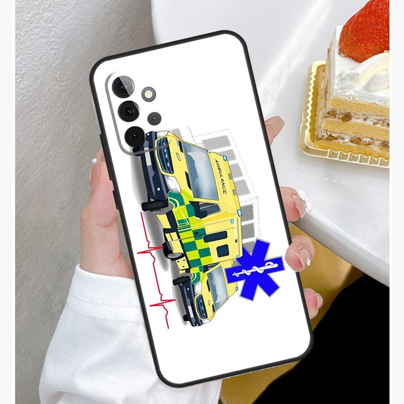 Чехол Funda для скорой помощи EMT EMS для Samsung Galaxy A52 A32 A12 A14 A34 A54 A51 A71 A53 A33 A13 A15 A25 A35 A55