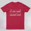 Ancient Text Geek TShirt Printed Unisexs TShirt 100 Cotton Oversized Vintage New SpringSummer Arrivals Regular Fit Casual