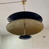 Flush Mount Pendant Light Chandelier Mid-Century Dome Ceiling Fixture for Stairway, Dining, Living Room Lighting