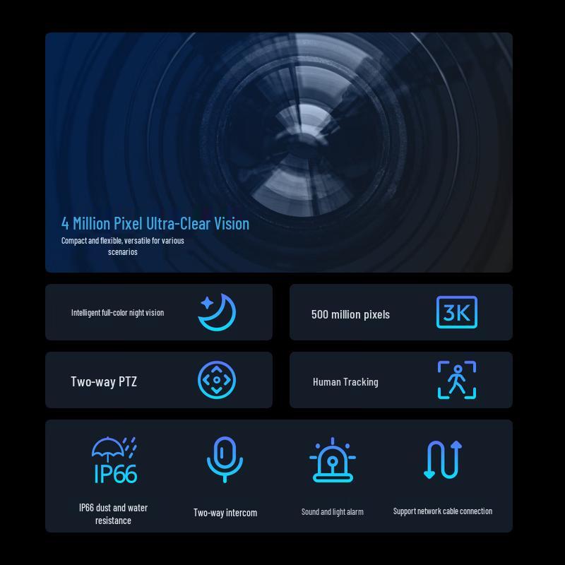 Uniview AI Smart Home Security Camera Series CN plug (adapter included)