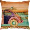 Green Game Controller Gamepad Throw Pillow Cover With Short Plush Print For Living Room Sofa Decoration Cushion Cover