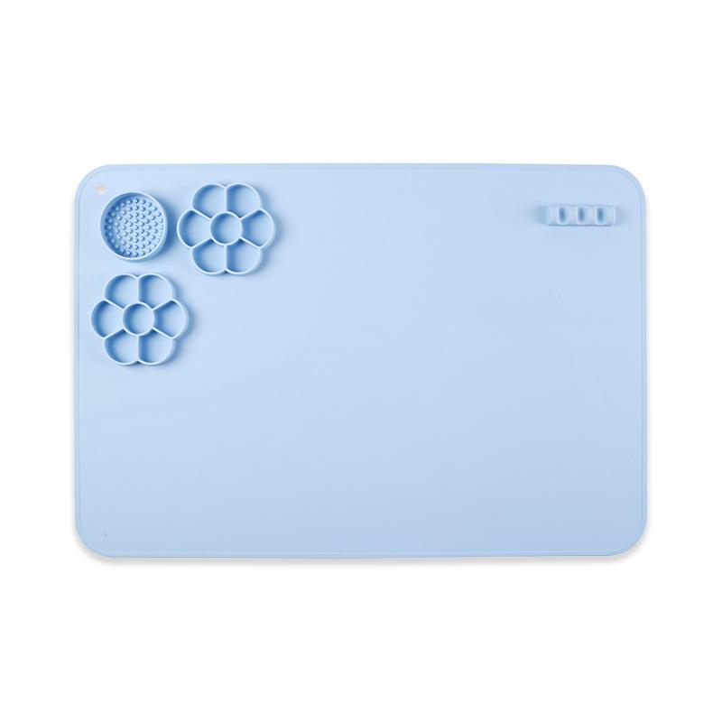 Kids Silicone Painting Pad Drawing Toys Washable Silicone Pad Multifunctional Silicone Art Painting Art Clay Graffiti Mat