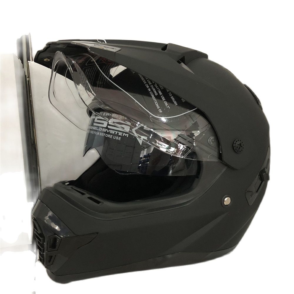 Хороший мотоциклетный шлем Safey с солнцезащитным щитком, квадроцикл, дорожный кроссовый шлем для мотокросса, двойной объектив, внедорожные гоночные мотошлемы Xs 53 см