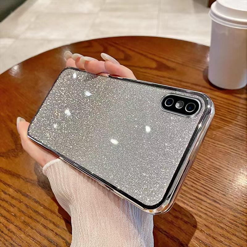 Fashion Bling Glitter Colorful Phone Case For OPPO A54 A54S A55 A57 A58 A58X A59 Shockproof Soft Plating Protection Cover Funda