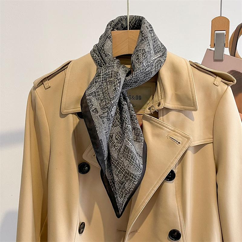 68cm Veludo Quadrado Lenco De Cabelo Para Mulheres Cabeca Hijab Pequeno Pescoco Gravata Lenco Feminino Bandana Foulard