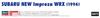 Hasegawa Subaru New Impreza WRX 1994 Пластиковая модель 20675 1/24