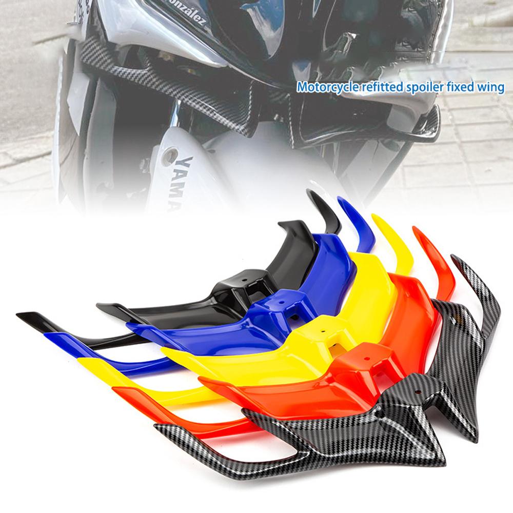 Motorcycle Front Fairing Winglet Wing Cover Trim For YAMAHA YZF R15 V3 2017 2018 2019 2020 2025 Shark Fin Beak Moto Accessories
