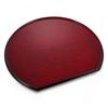 Tray by Goto Black with Cloth Lacquerware Made In Japan J-kitchens 1-shaku (32cm) Half-moon Double-Sided (Tray) Lacquerware, Bisha, Non-Slip, Backing,