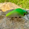 Рыболовные приманки Crankbait, жесткие приманки для окуня, поверхностные приманки для панфиша/краппи, крючки, искусственные приманки, 8 предметов, мини-рыболовные снасти