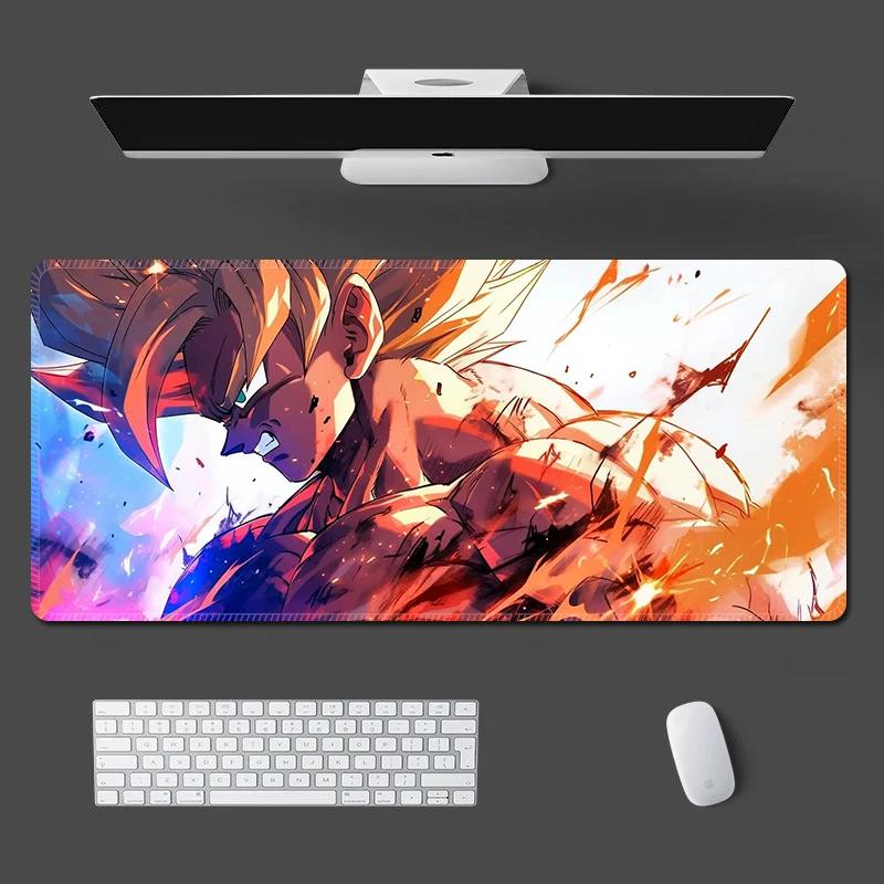 Мужской коврик для мыши кожаный аниме Dragon Ball водонепроницаемый противоскользящий коврик для мыши Сон Гоку настольный коврик настраиваемый с фиксацией коврик для ноутбука коврик для клавиатуры студенческий коврик для письма