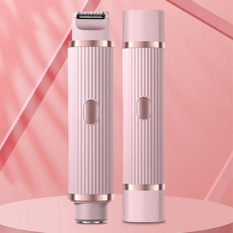 Бритва для тела для женщин Водонепроницаемая бритва для удаления волос Перезаряжаемый триммер для лобковых волос 2 в 1 для лобковых ног и волос на теле