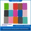 24-Piece Silicone Mobile Phone Suction Cup Holder Set - Square Single-Side Design