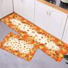 Fall Harvest Pumpkins Maple Leaves Kitchen Mat Home Decor Non-Slip Corridor Balcony Rugs Bedroom Bedside Floor Mat Bath Foot Mat
