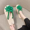 Fashion Summer Beach Shoes for Women New Fashion Flower Women's Wedges Slippers Roman Ladies Casual Flip Flops Female Flat Slides