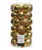 Tube of 37 Decorative Golden Balls for Christmas Tree Ø6 Cm