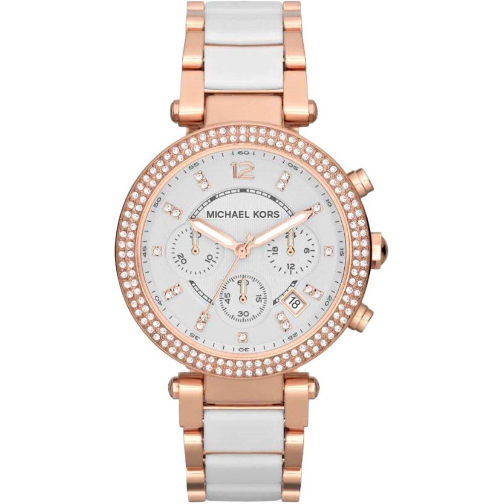 Michael Kors MK5774 Parker Chronograph двухцветные женские часы