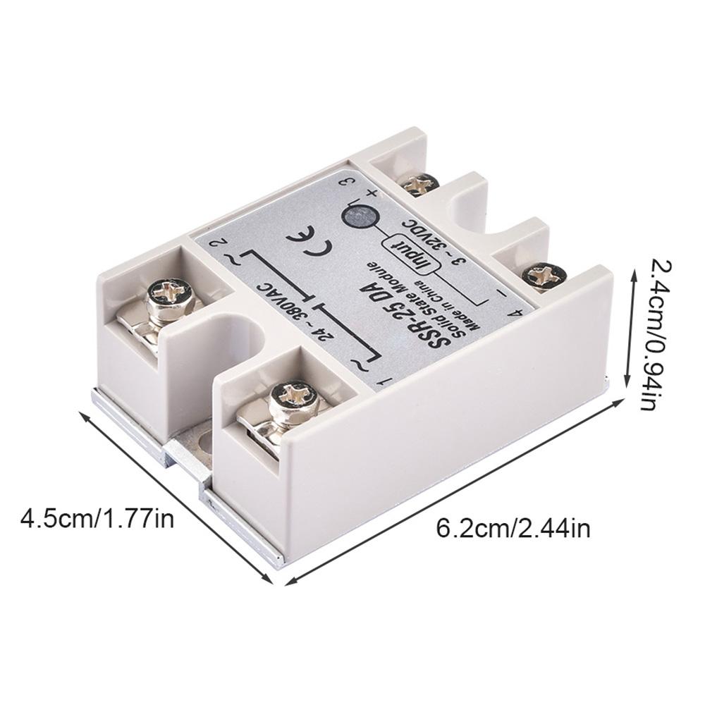 SSR-10DA SSR-25DA SSR-40DA SSR-60DA SSR-100DA Твердотельные реле Постоянное напряжение управления 3-32 В Переменное напряжение нагрузки 24-380 В