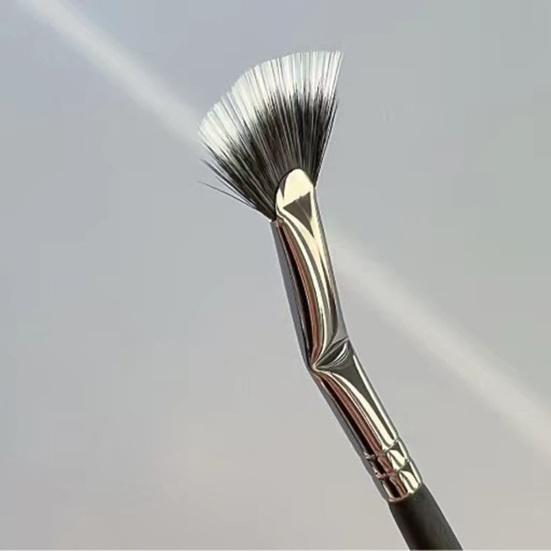 2 шт. веерообразная щеточка для туши, щеточка для ресниц, для естественного эффекта лифтинга и улучшения нижних ресниц, синтетическая щеточка для ресниц без размазывания и комочков