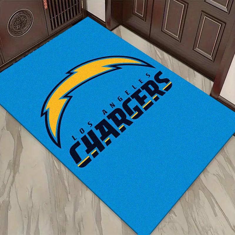 Los Angeles Chargers Carpet Rug for Living Room Bedroom Home Sofa Decoration,Kids play Non-slip Floor Mat