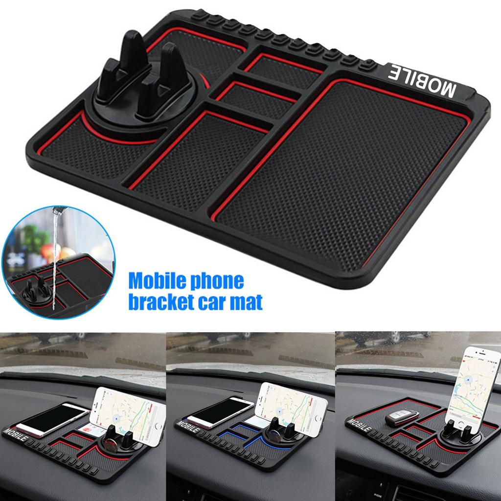 High Quality Car Phone Holder Silicone Pad Dash Mat Cell Phone Car Mount GPS Holder Cradle Dock For Phone - Desk Stand