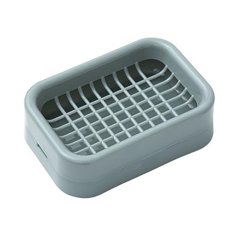 Креативная сетчатая мыльница, утолщенная двухслойная сливная мыльница, полка для мыла в ванной комнате, стеллаж для хранения белья