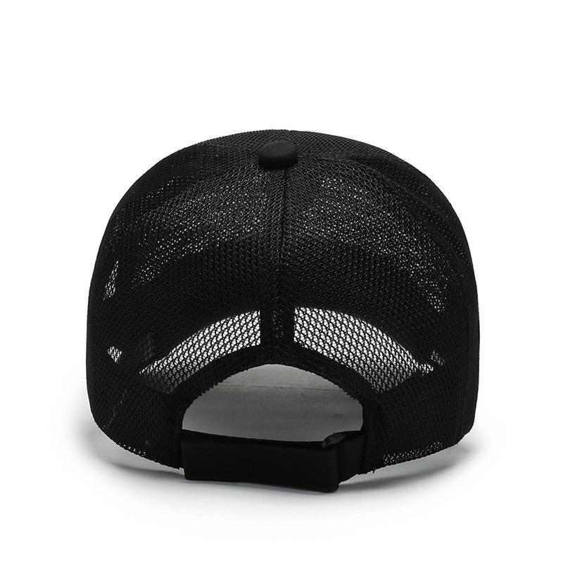 Hat Summer Outdoor Sunscreen Shade Mesh Hat Casual Sports Fashion Men's and Women's Baseball Cap Pull-out Brim