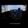 8D Fei Wefly 3-го Поколения Многофункциональный Авиасимулятор с Стойкой для Тройного Монитора и Поддержкой Периферии