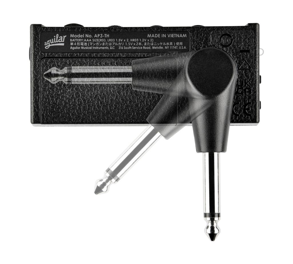 Усилитель для наушников aguilar Bass amPlug 3 TONE HAMMER Hammer Sound Compact/Без кабелей/Домашняя практика/Работает на батарейках/Встроенные эффекты/Тон