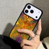Чехол Case для iPhone 17 Air 16 Pro Max 15 Plus 11 13 Mini 14 12 Задняя крышка телефона Хиппи Хиппи Психоделическое искусство Мир