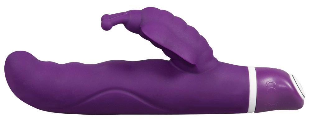 Sweet Smile - Flexible Butterfly Vibrator 7 Vibration Modes Purple
