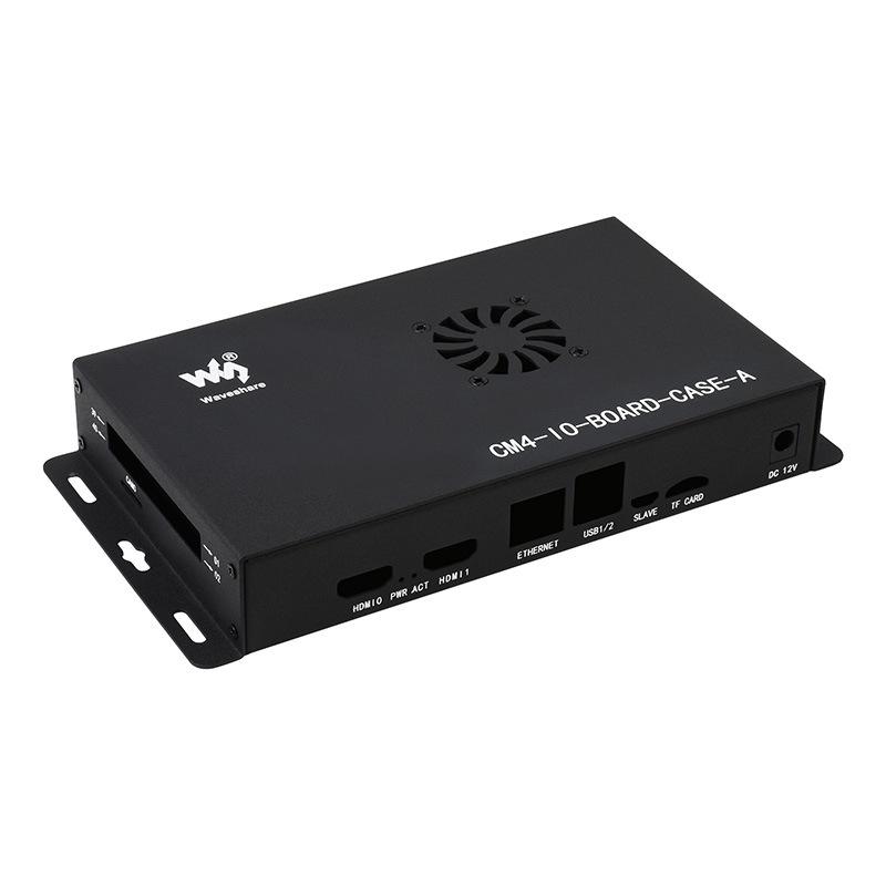 Плата расширения MicroSnow CM4 IO с вентилятором и матовым металлическим корпусом для Raspberry Pi