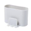 Toothbrush Holder Punch-Free Wall-Mounted Toothbrush Holder Shaver Toothpaste Mouthwash Cup Storage Rack Bathroom Accessories