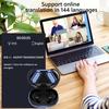 AI-Переводчик Наушники 144 Языка Совместимы с Bluetooth 5.4 Двусторонние Наушники-Переводчики в Реальном Времени для Путешествий и Бизнеса