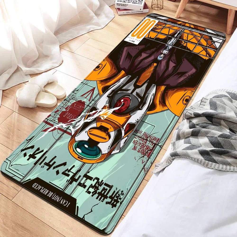 E-Evangelion Game Floor Mat INS Style Soft Bedroom Floor House Laundry Room Mat Anti-skid Household Carpets