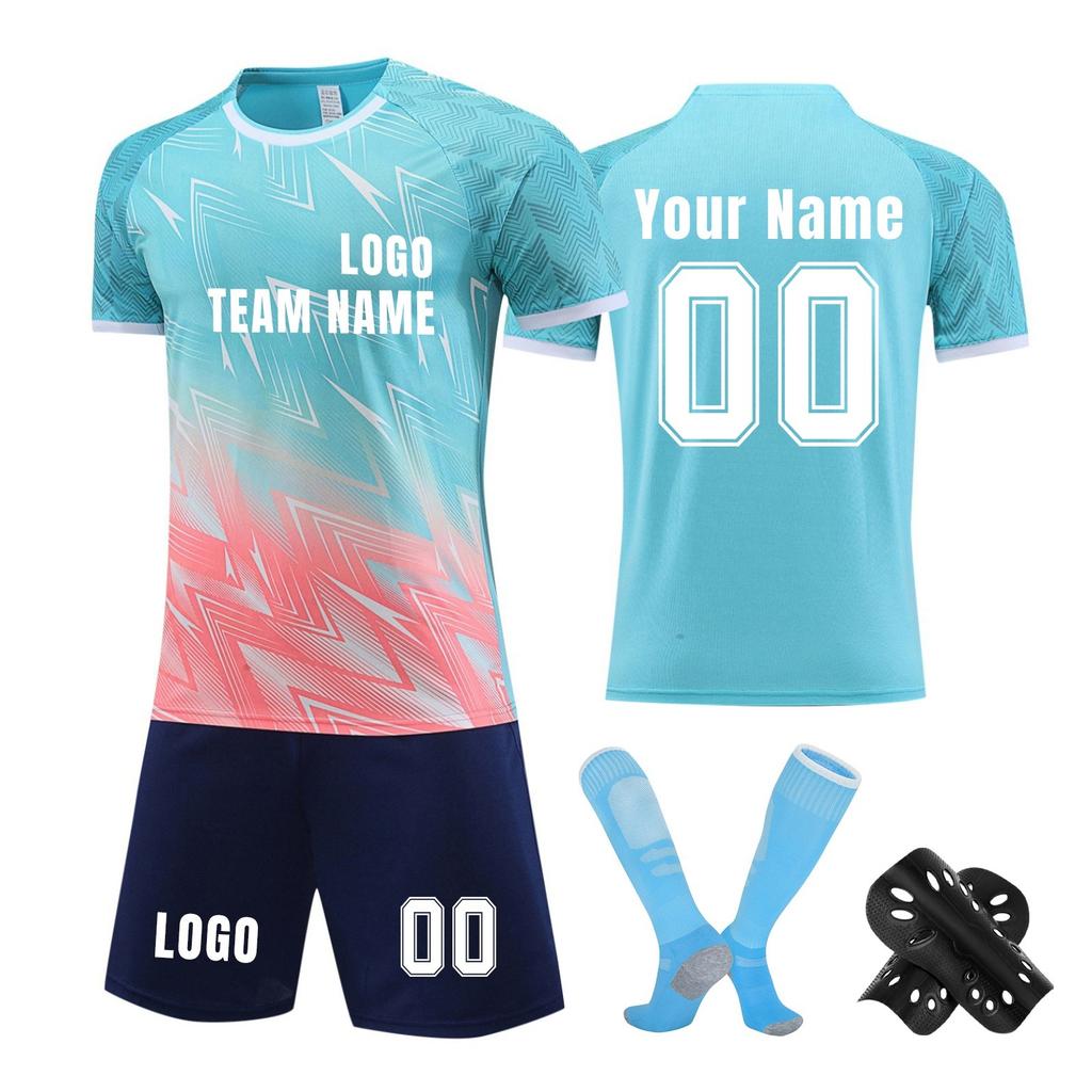Комплект персонализированных рубашек для мужчин и девочек с именем и номером, футбольные майки на заказ для мальчиков, тренировочный костюм