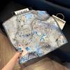 New cashew flower square scarf women's retro high-end silk scarf fashion versatile temperament scarf thin 71 cm