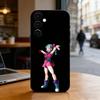 Dragon Ball Bulma Phone Case Black Silicone Soft For Samsung Galaxy A73,A72,A71,A70,A53,A52,A51