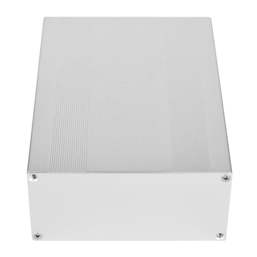 Aluminum Alloy Electronic Project Printed Circuit Board 68x145x200mm Silver White 
